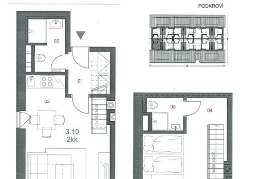 Prodej horského apartmánu na Dolní Moravě  - 106288
