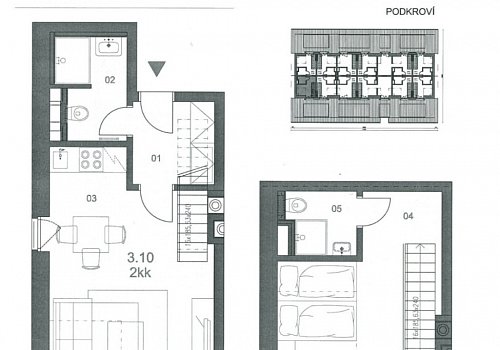 Prodej vybaveného horského apartmánu na Dolní Moravě  - 95476